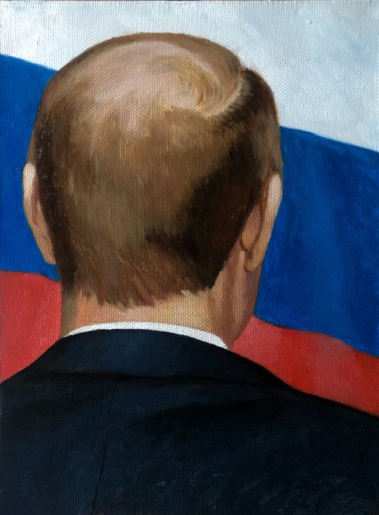 в.в. Путин. Вид сзади